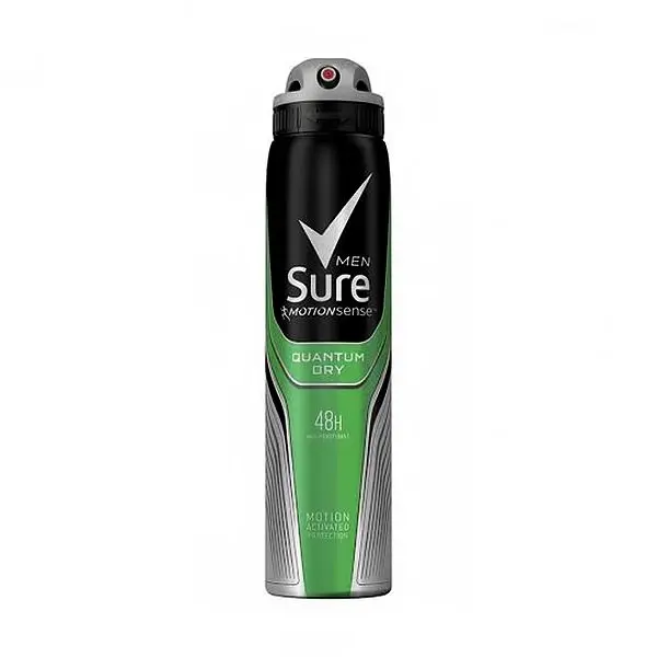 SURE MEN QUANTUM DRY SPRAY 250ML