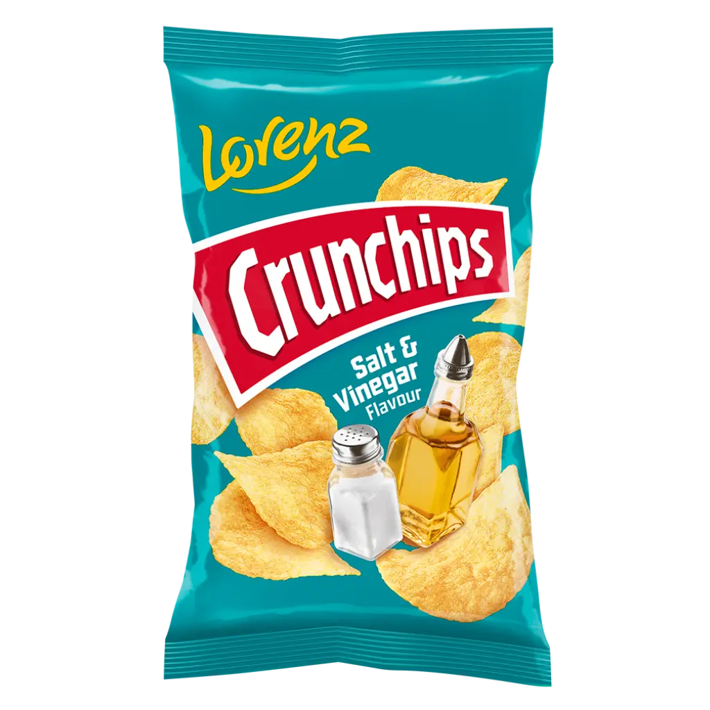 LORENZ CRUNCHIPS SALT& VINEGAR 100G 