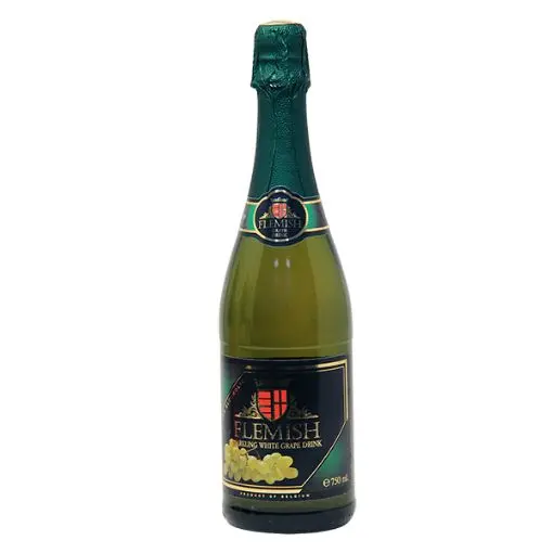 FLEMISH SPARKLING WHITE GRAPE DRINK 750ML