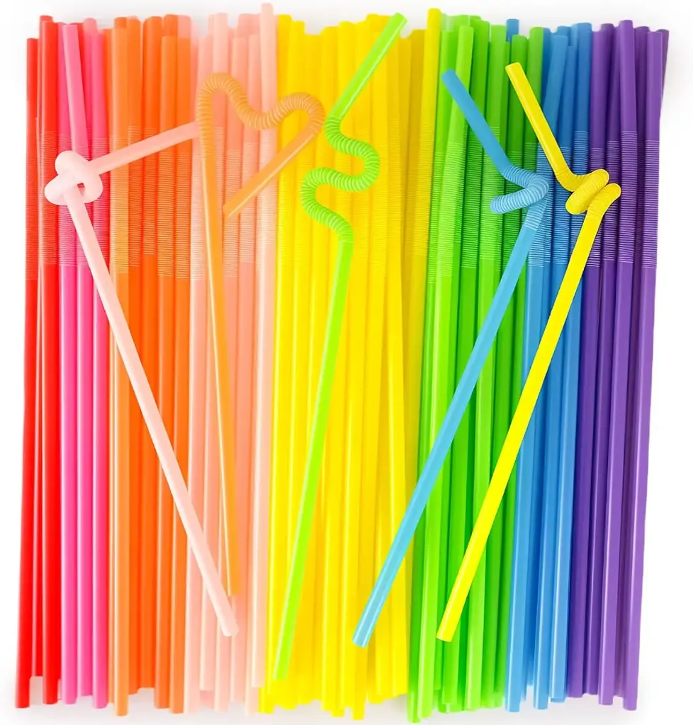 FLEXIBLE STRAWS 100PCS