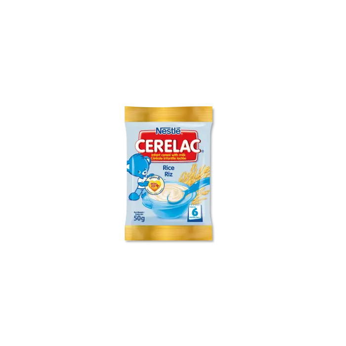 CERELAC SACHETS RICE 50G  