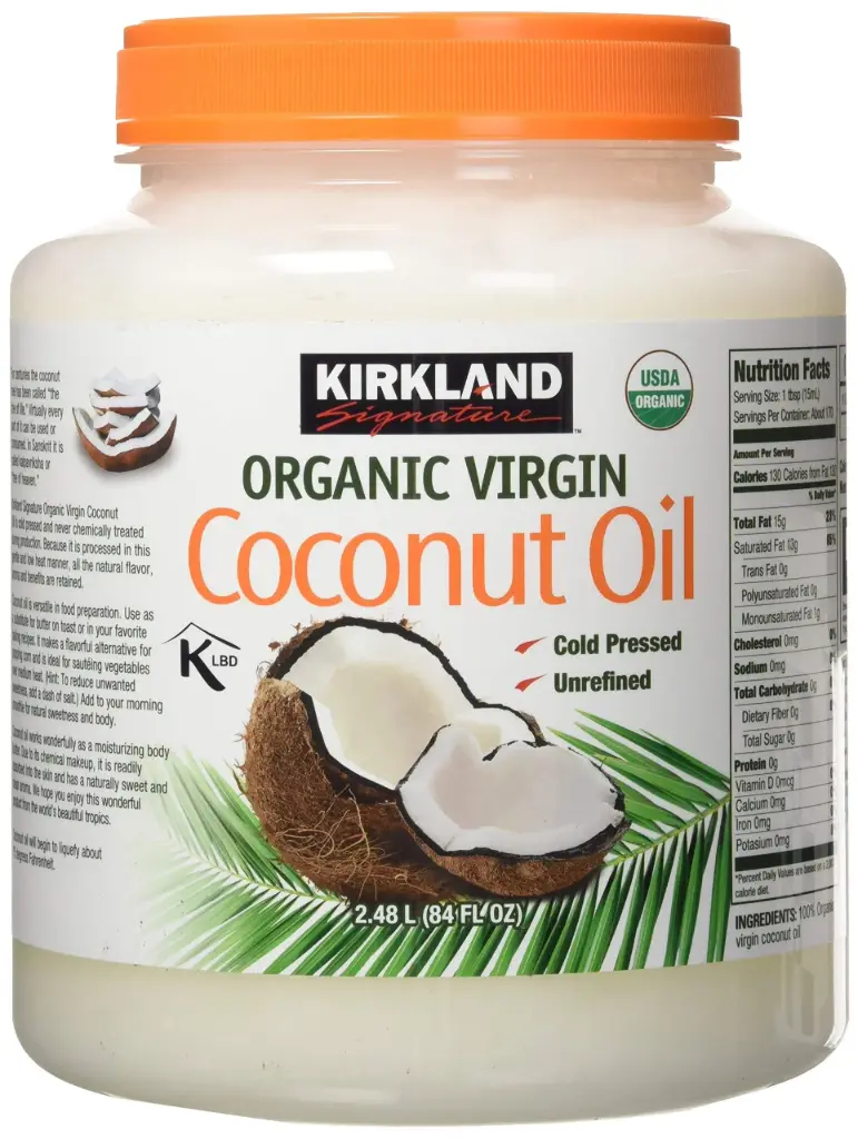 KIRKLAND COCONUT OIL 2.48L