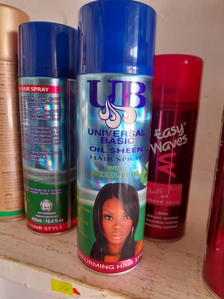 UB OIL SHEEN SPRAY 455ML