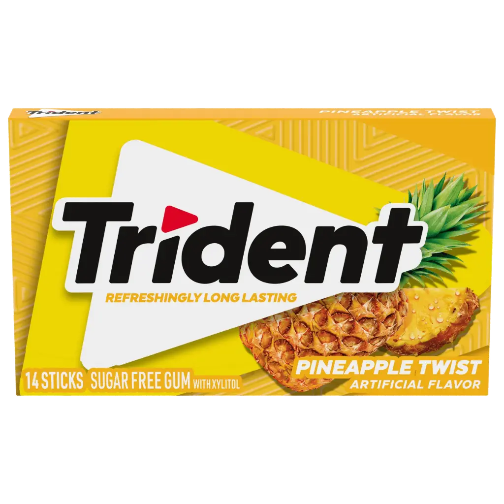 TRIDENT PINEAPPLE TWIST GUM