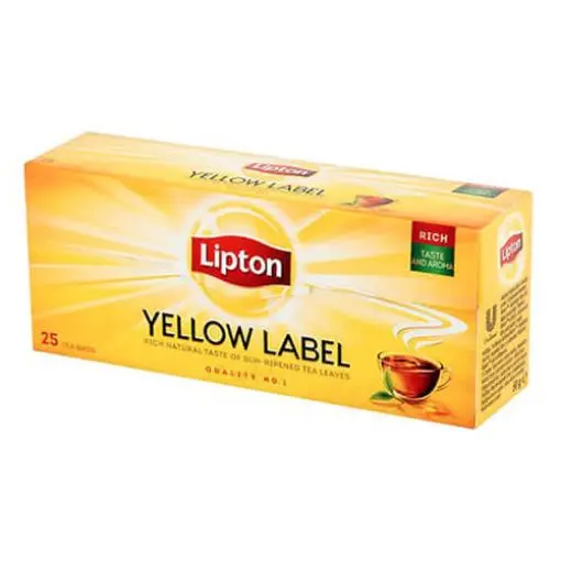 LIPTON LABEL TEA 25BAGS