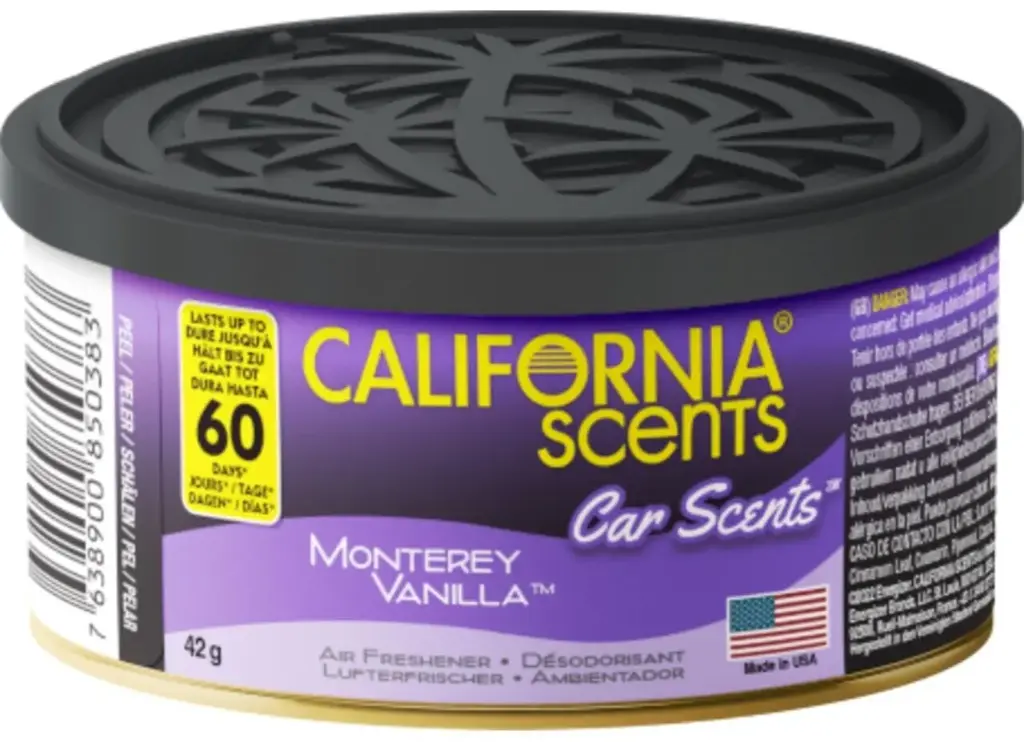 CALIFORNIA MONTEREY VANILLA AIR FRESHNER 42G