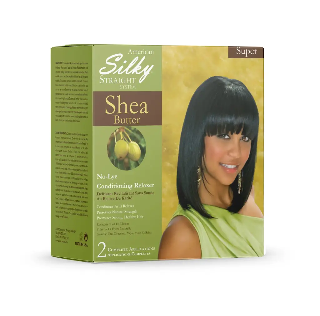 Silky shea butter hair relaxer 
