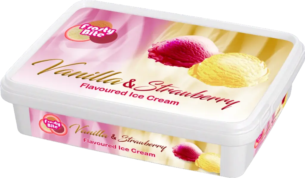 FROSTY BITE VANILLA AND STRAWBERRY ICE CREAM 1800ML