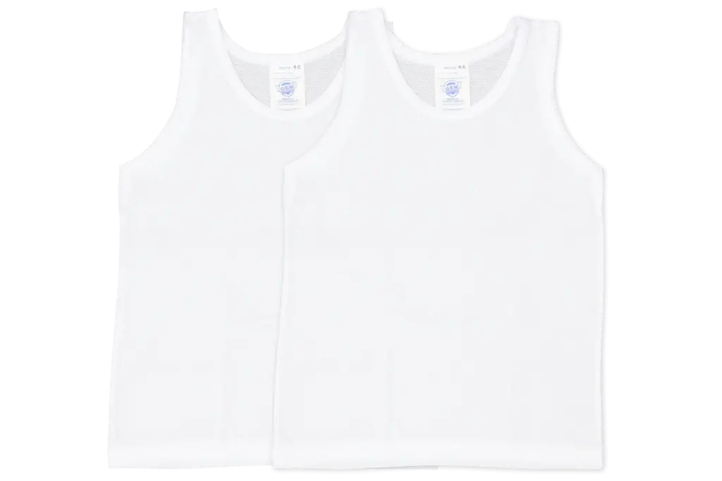 MANABIR BOYS VEST WHITE