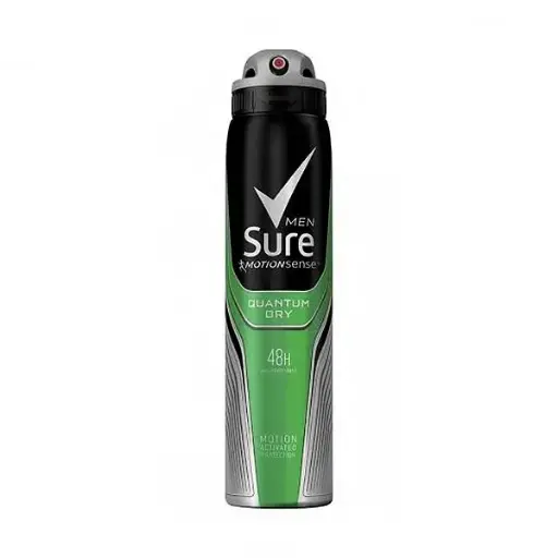 SURE MEN QUANTUM DRY SPRAY 250ML