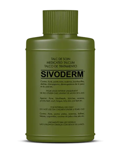 SIVODERM MEDICATED TALC 70G
