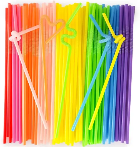 FLEXIBLE STRAWS 100PCS