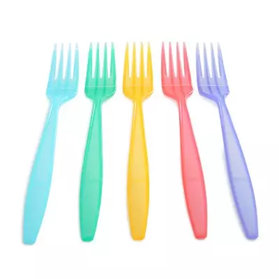 COLOURED FORK 20PCS