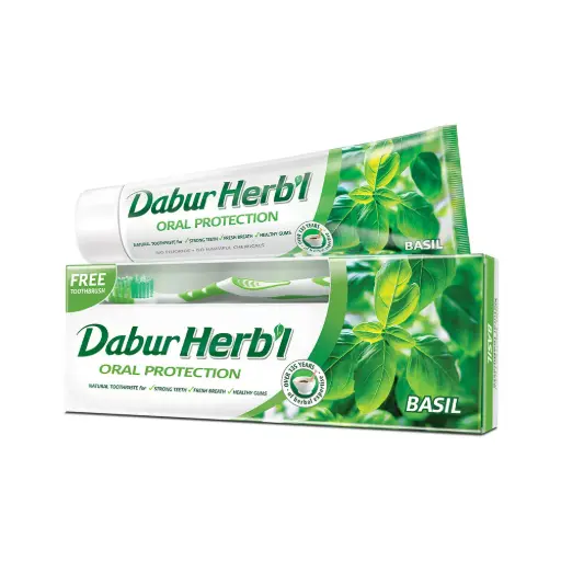 DABUR HERBAL BASIL TOOTHPASTE 130G