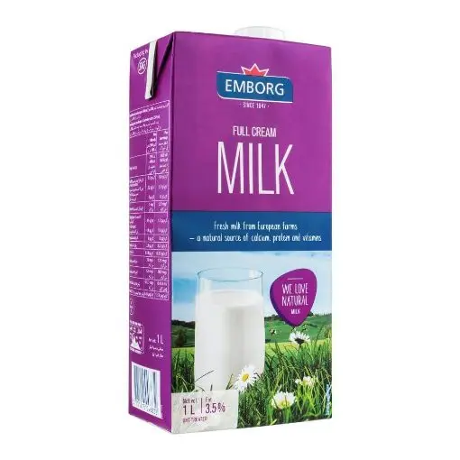 EMBORG FULL CREAM MILK 1L