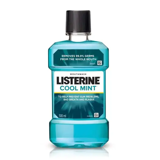 LISTERINE COOL MINT MILDER TASTE MOUTHWASH 500ML