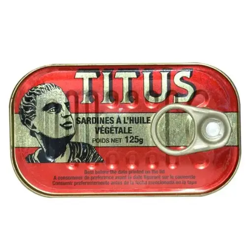 TITUS SARDINES 125G