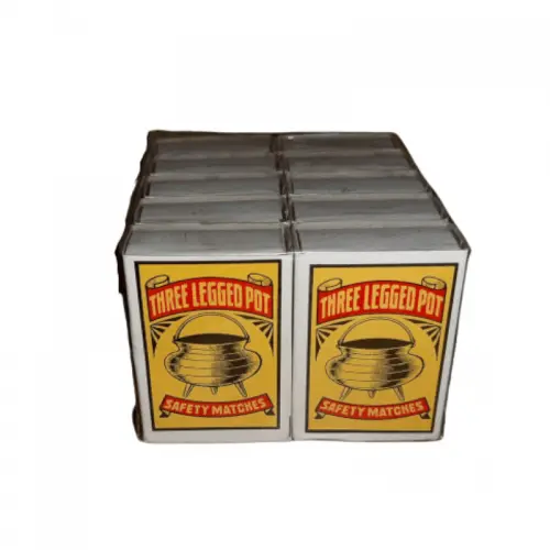 THREE LEGGED POT MATCHES SMALL (PACK)