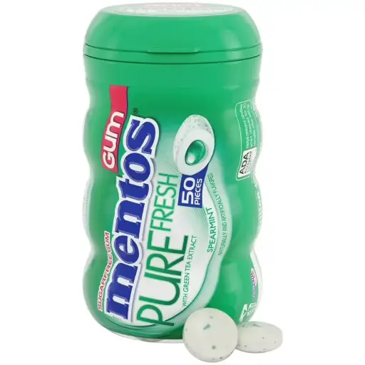MENTOS SPEARMINT GUM CONTAINER 