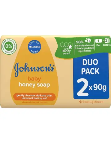 JOHNSON BABY HONEY SOAP 90G