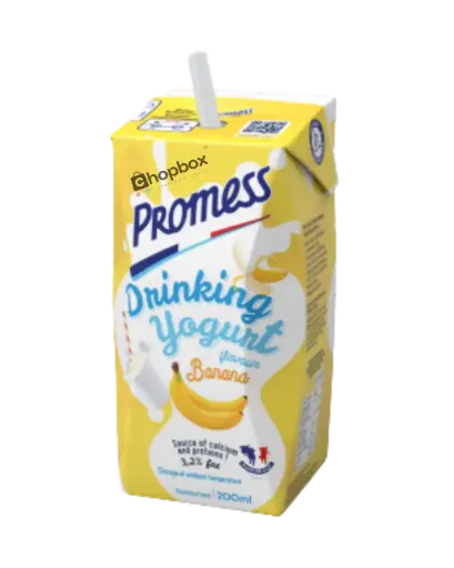 PROMESS BANANA MILK DRINK 250ML
