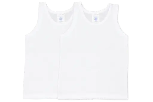 MANABIR BOYS VEST WHITE
